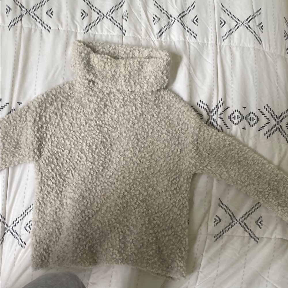 Arizona Jean Company Cream Cowl Neck Sweater